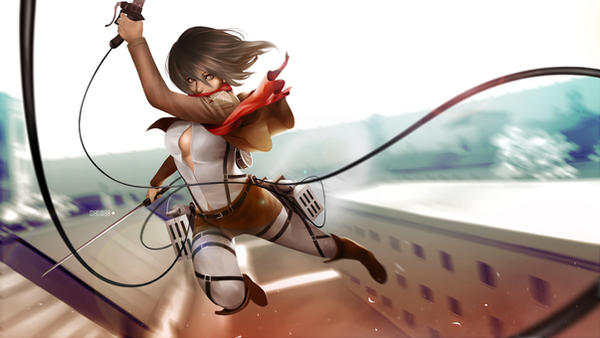 Mikasa Ackerman by alex-malveda