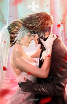 Gambit and Rogue Wedding