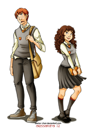 Prefect boy and girl