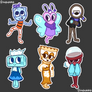 Drawings of the new optimized toons