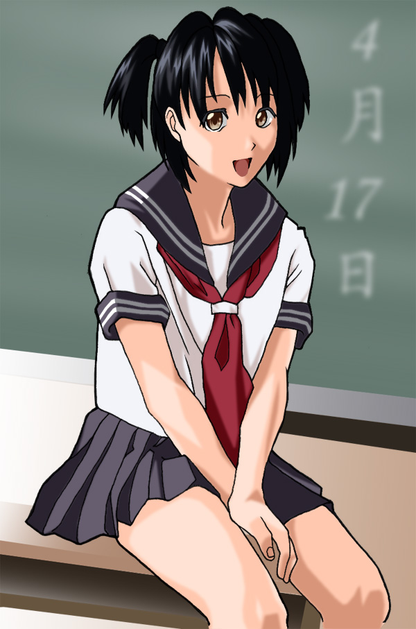 Typical Japanese School Girl