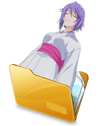 Mizore Folder Icon [Rosario To Vampire]