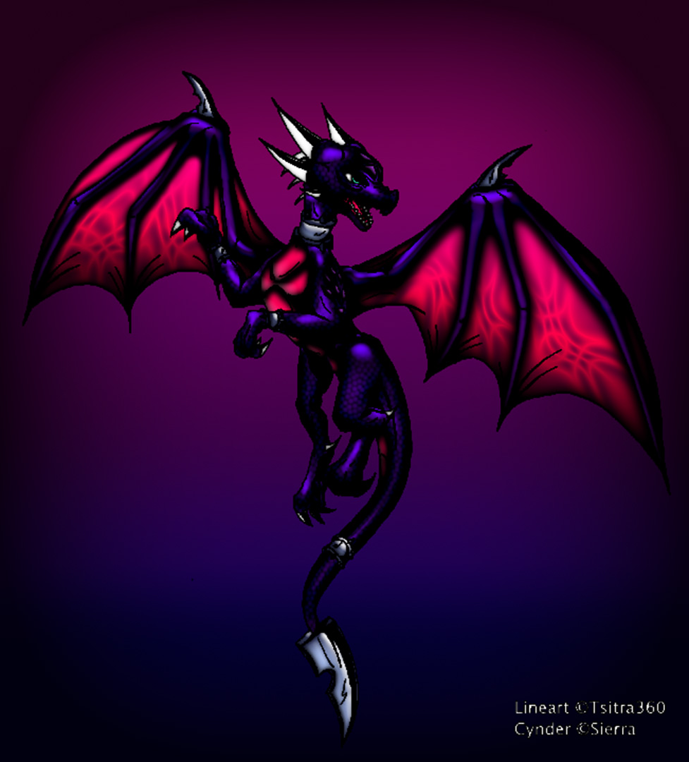 Cynder -LineArt Fill-