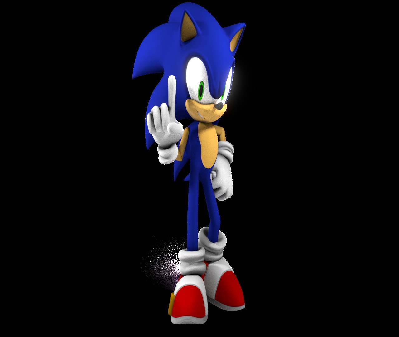 Deviantart Sonic Rig New Sonic rig Render 3: Classic Sonic Pose by MDBSONIC on DeviantArt