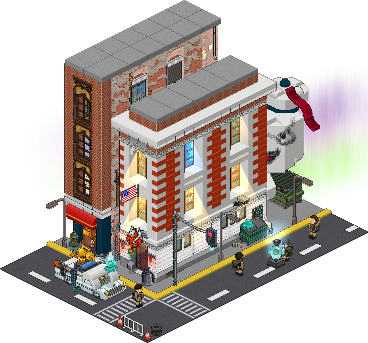 Ghostbusters Layout Ghostbusters firehouse by Nesseria on DeviantArt
