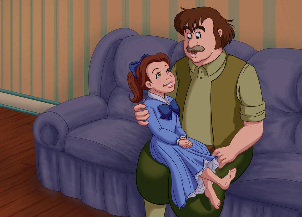 Beauty And The Beast Father And Daughter By Asjjohnson On Deviantart