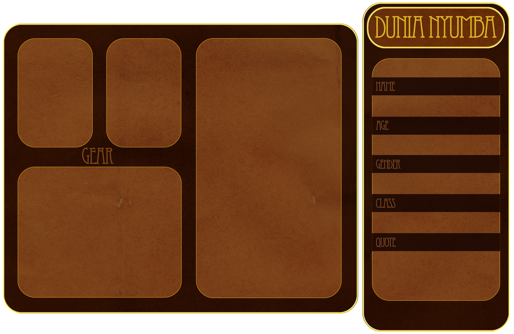 NPC Character Template By Peacockaroo On DeviantArt