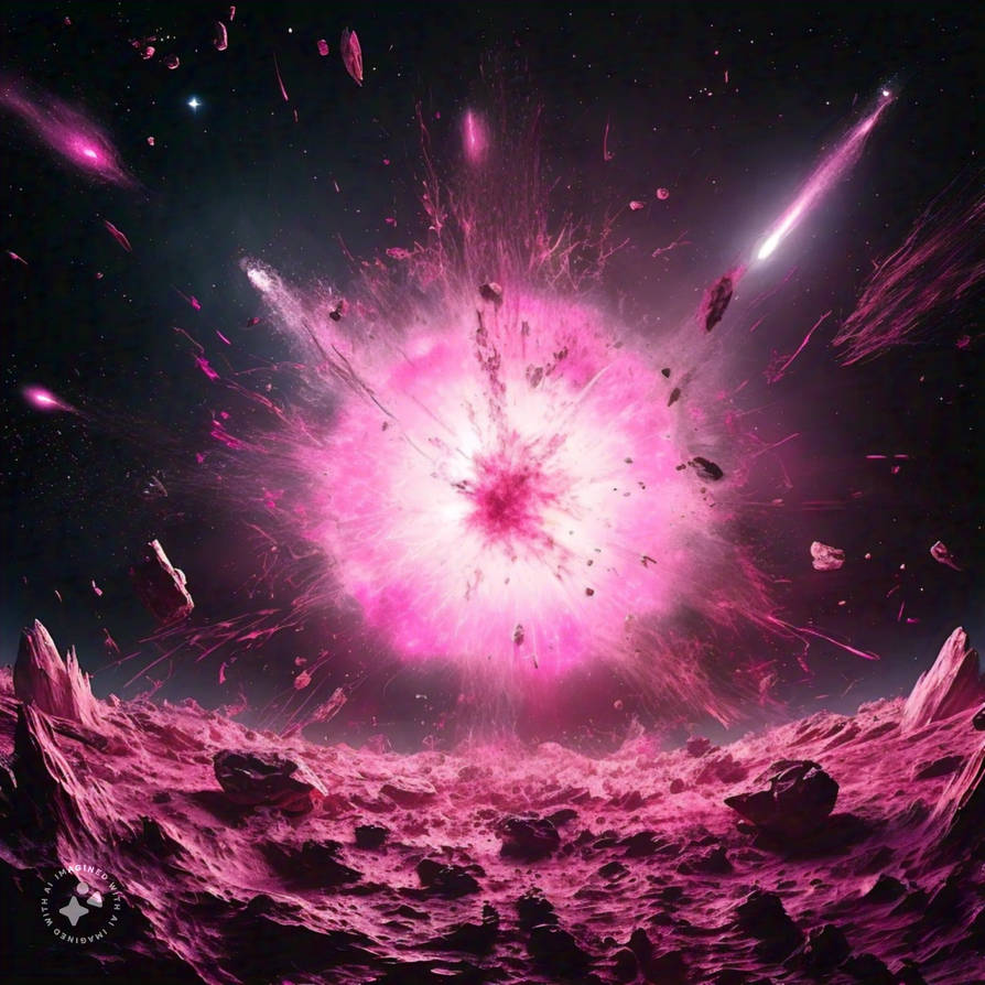 Exploding Pink by LeilaZayde on DeviantArt
