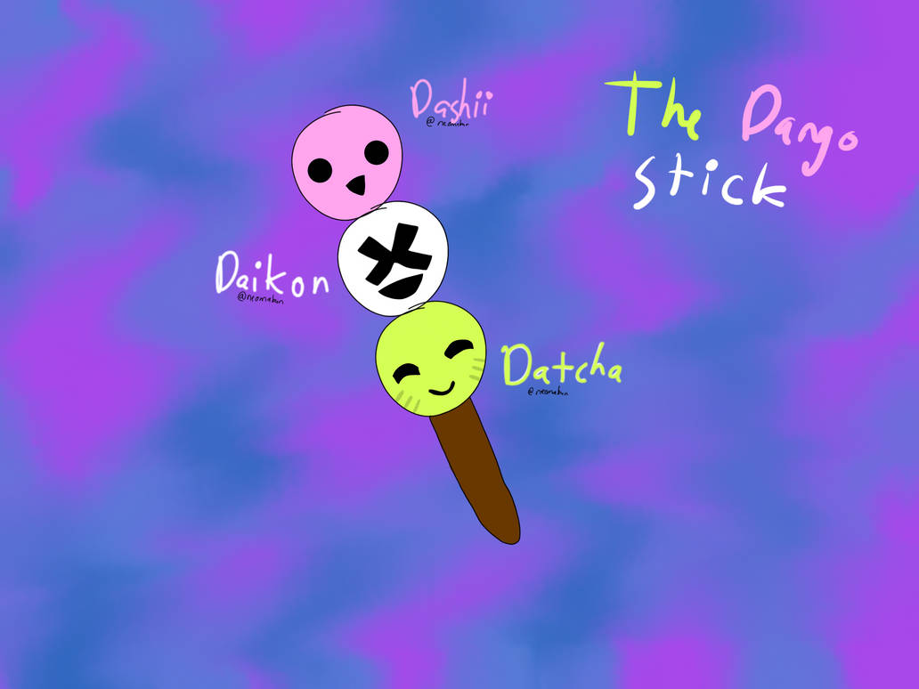 The Dango Trio by Neomabun on DeviantArt