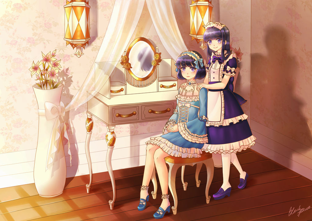 The dressing room by Black-Quose
