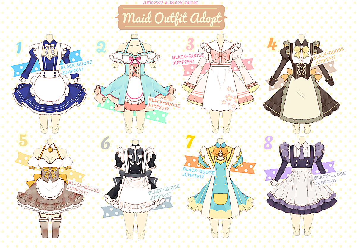 [CLOSED] Maid Outfit Adoptable #11