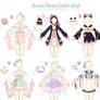 [CLOSED] Dessert Themed Outfit Adopts | Auction