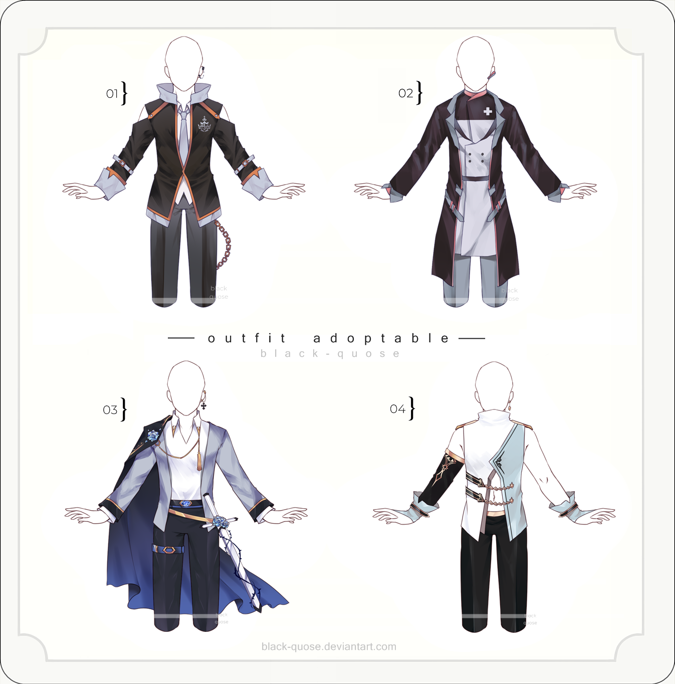 [closed] Outfit Adopt | Set Price by Black-Quose on DeviantArt