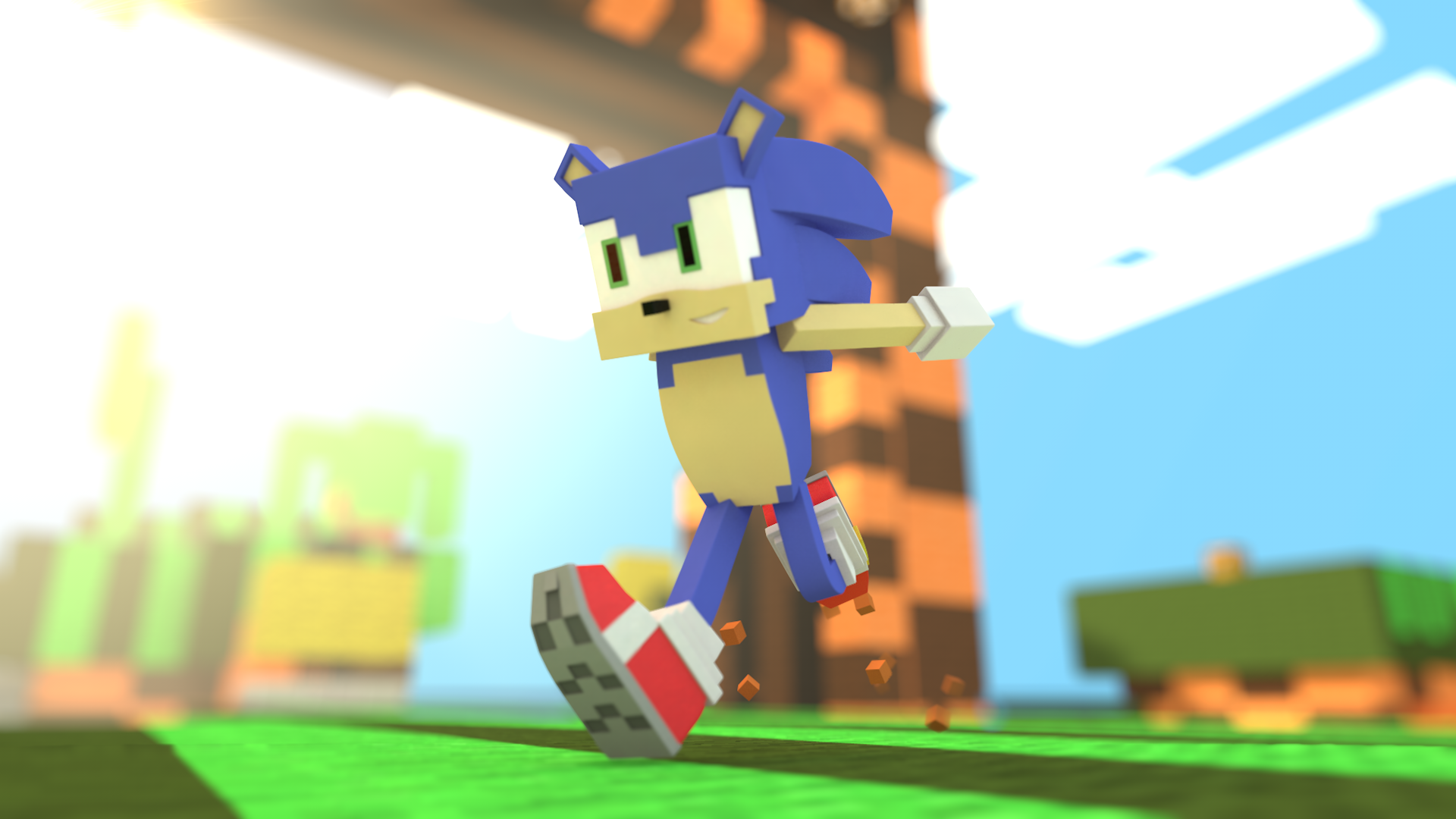 Sonic In Minecraft! by Carro1001 on DeviantArt