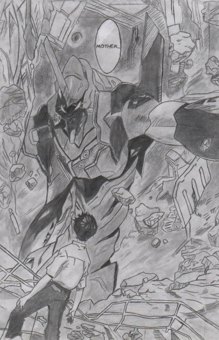 Evangelion Manga Panel Re Draw By Hitexsh On Deviantart Evangelion Manga Panel Re Draw By Hitexsh On Deviantart