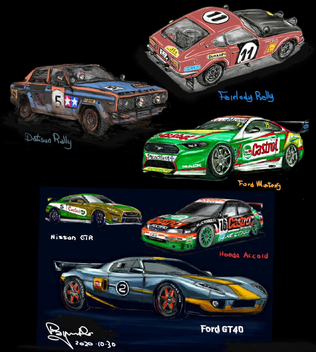 Racing Cars Poster by Ray1811 on DeviantArt