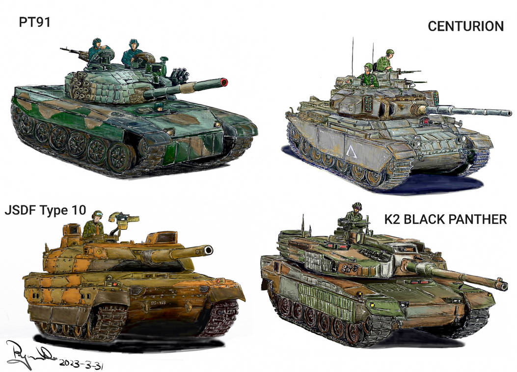 Modern Tanks Lineup by Ray1811 on DeviantArt