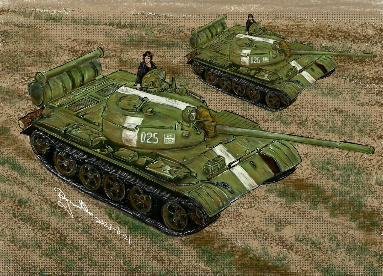 T55 Drawing T55A MBT (2) by Ray1811 on DeviantArt
