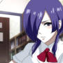 Touka blushes