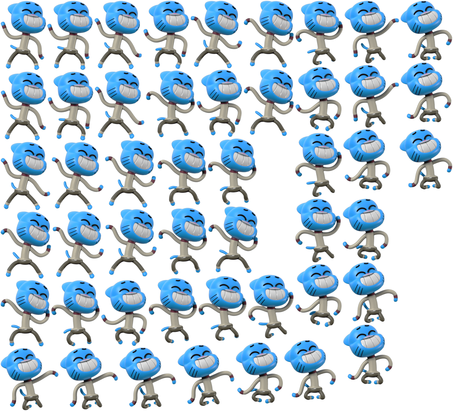 CN Dimensional - Gumball Animation Spritesheet by CreamyPopsicle on ...