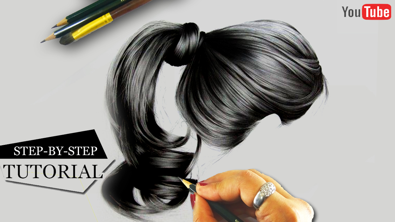 How to Draw REALISTIC HAIR TUTORIAL for BEGINNERS by ddrawanart on  DeviantArt