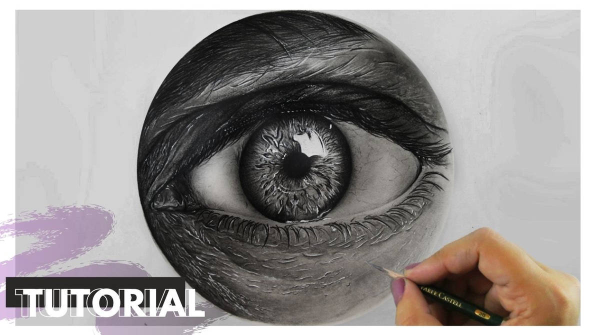 Hyper Realistic Eye Tutorial How To Draw Hyper Realistic Eye Step By Step