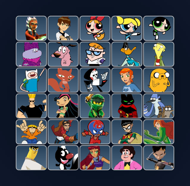 A cartoon Network fighting game
