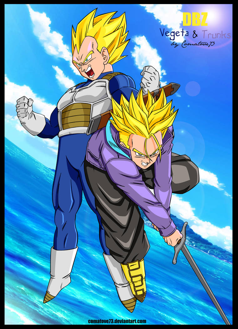 Trunkgeta DBZ - Vegeta and Trunks by Comatove73 on DeviantArt