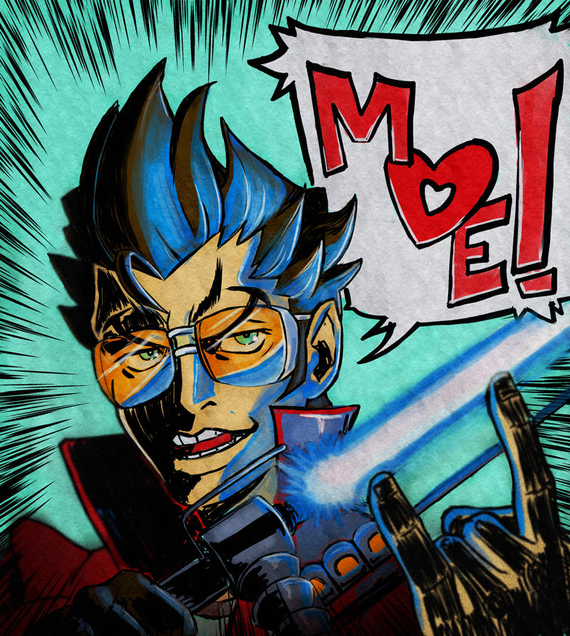 Travis Touchdown Commission by Coatl510 on DeviantArt