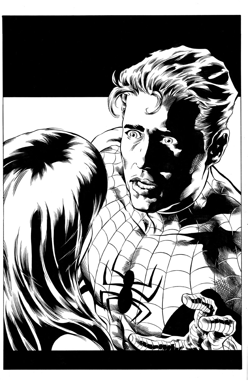 Spidey sample inks