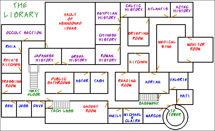 Plummer Library Map Library Map by Mei1105 on DeviantArt