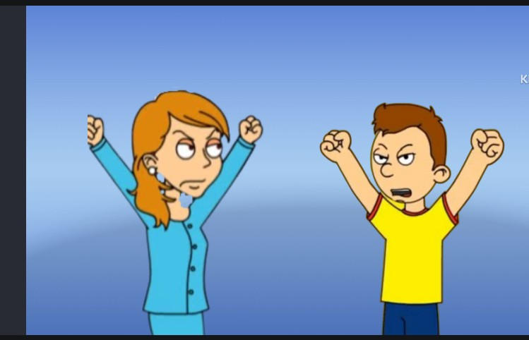 Caillou Anderson Pinched Rosie Anderson By