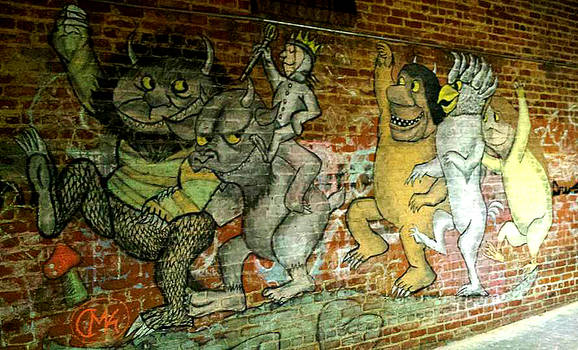 Chalk Art: Where the Wild Things Are