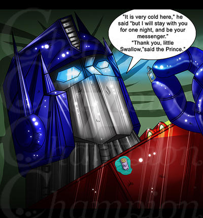 TF - Optimus and a human baby