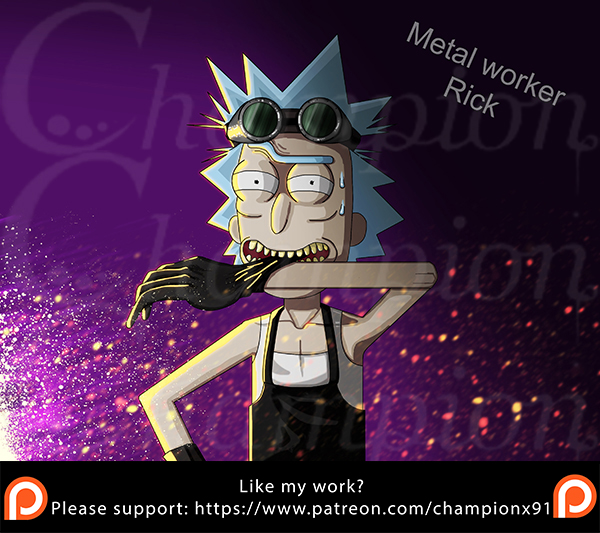 Rick and Morty - Metal worker Rick