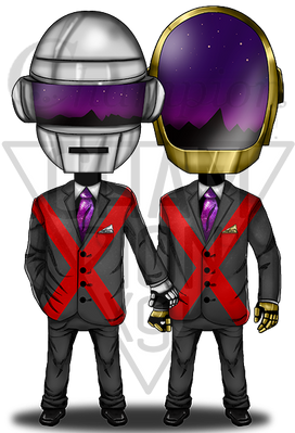 Daft Punk - chibi