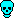 Pixel Skull Lightblue f2u