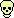 Pixel Skull Pastel Yellow f2u