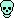Pixel Skull Pastel Green f2u