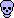 Pixel Skull Pastel Blue f2u by Championx91