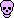 Pixel Skull Pastel Purple f2u