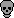 Pixel Skull Grey f2u