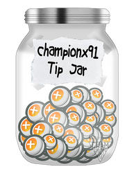 championx91 Tip Jar by Championx91