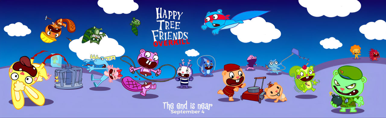 Happy Tree Friends: Overkill official banner by Charles102est on DeviantArt