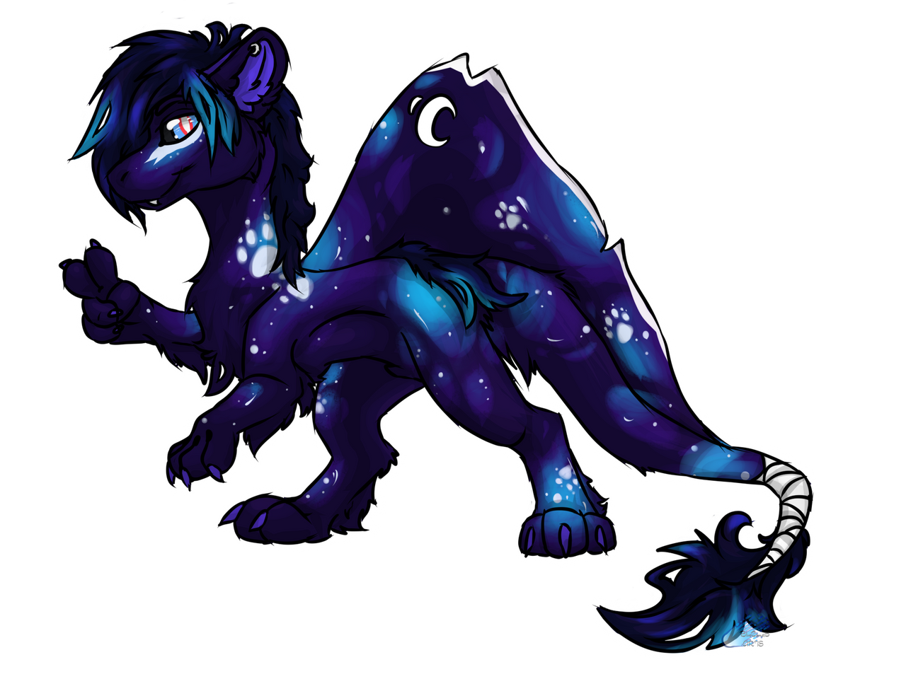 Rayhuma Dragon Rahu Art by BlueComet5 on DeviantArt