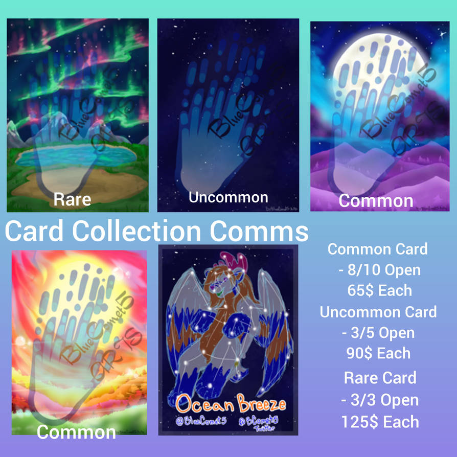 Historical Commissions Rack Card Examples Card Collection Commissions by BlueComet5 on DeviantArt