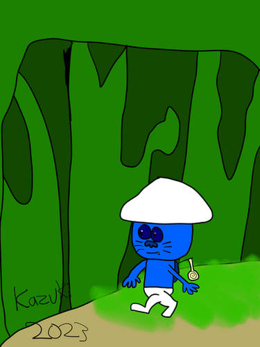 Smurf cat by teacupiiArt on DeviantArt