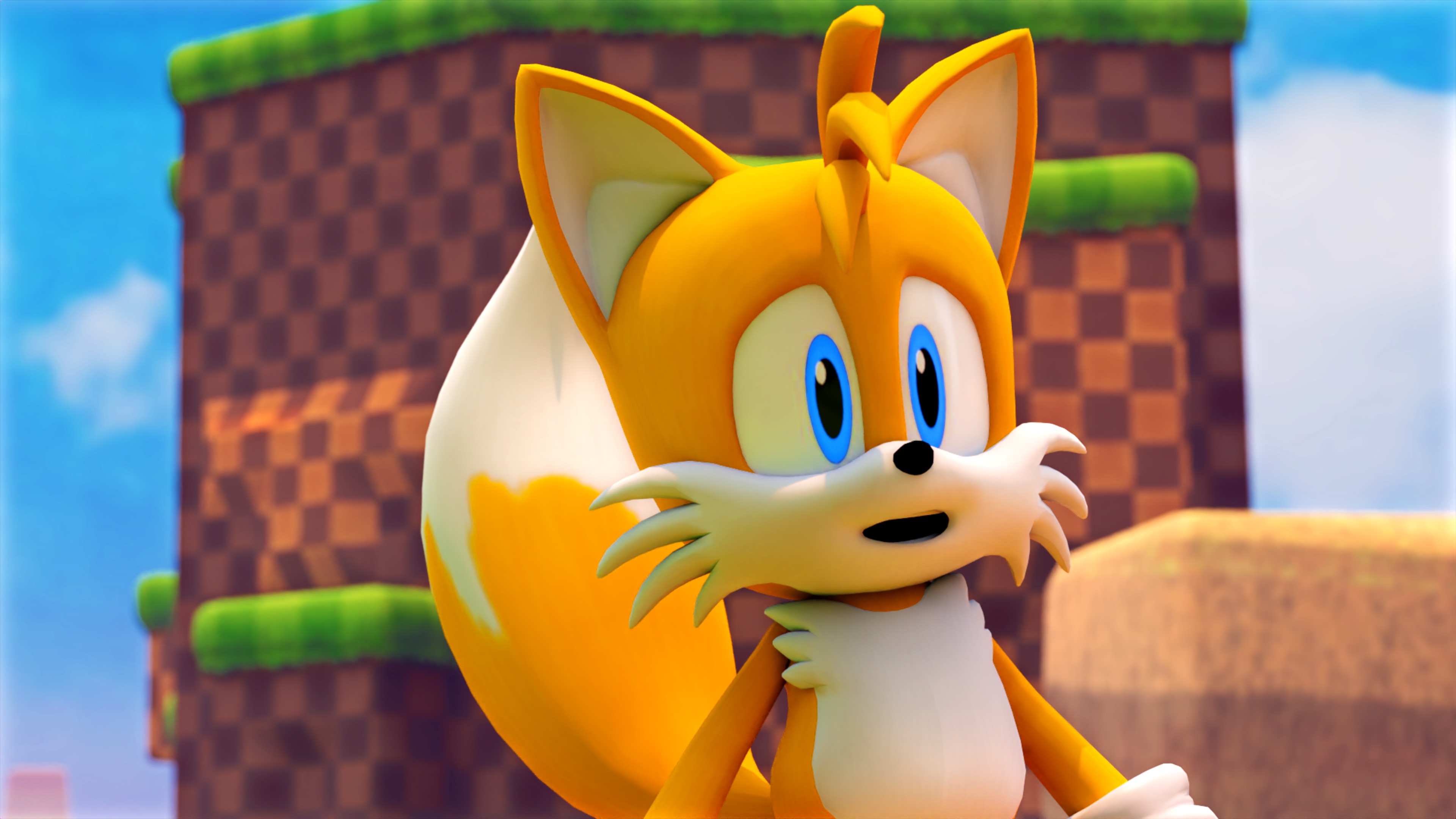 Tails Scared Tails worried by NapkinsX on DeviantArt