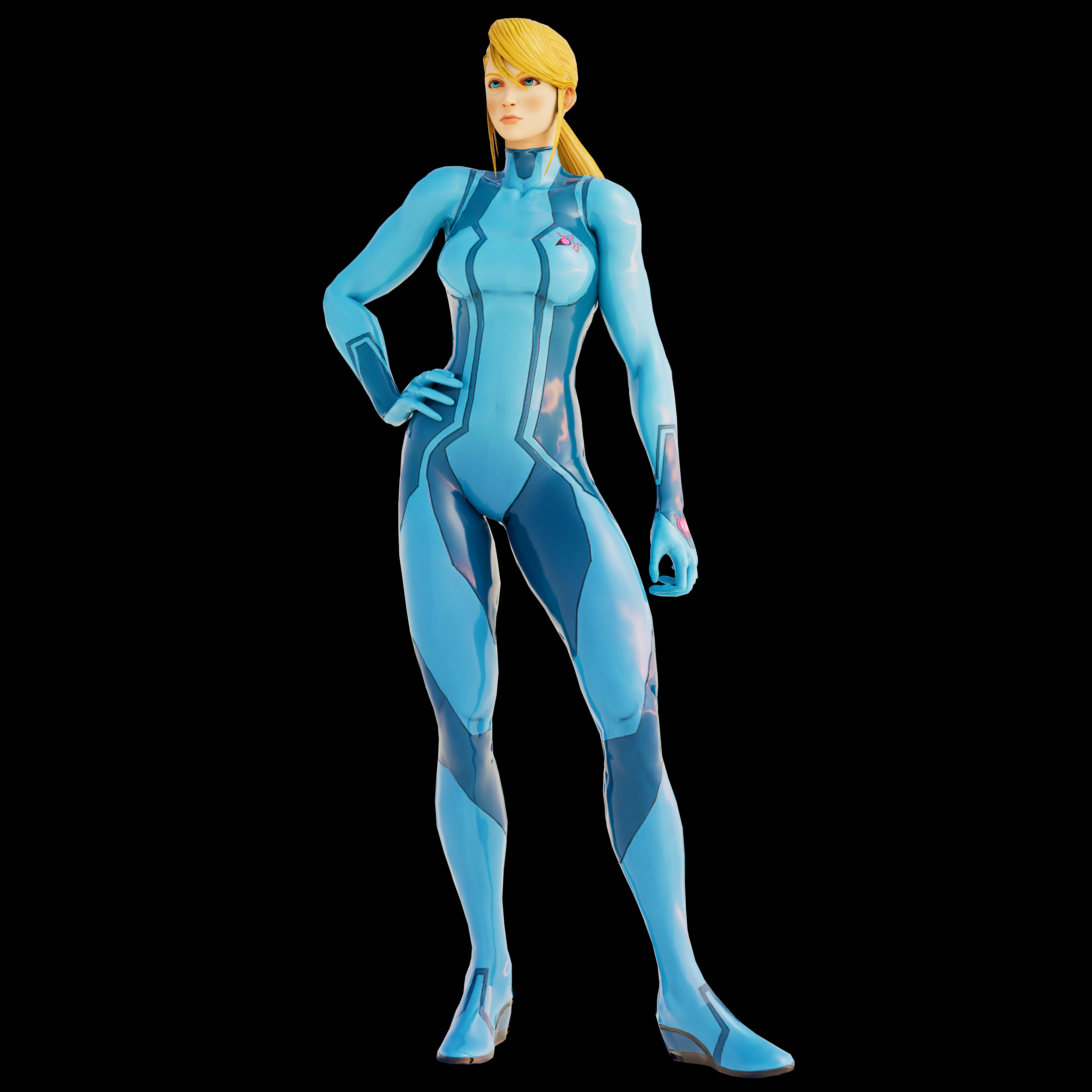 Samus Rander Zero Suit Samus (Metroid Dread) 4K Render by NapkinsX on DeviantArt