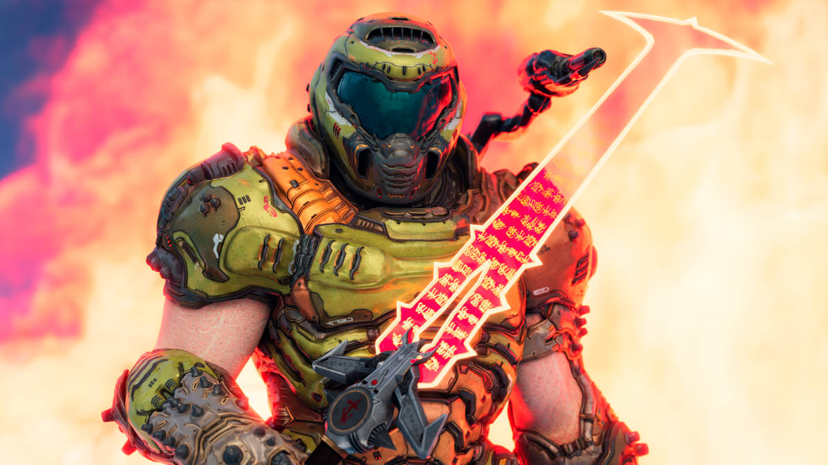 Floppa Doomslayer The Doom Slayer by NapkinsX on DeviantArt
